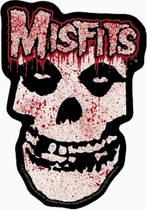 Misfits Bloody Fiend Skull Sticker