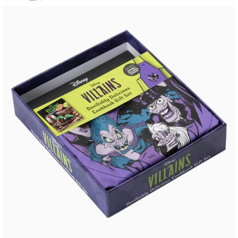 Disney Villains: Devilishly Delicious Cookbook Gift Set