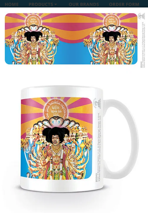 Jimi Hendrix Axis As Bold As Love Mug