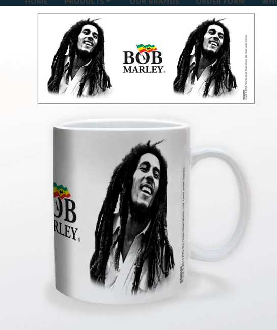 Bob Marley B&W Potrait Mug