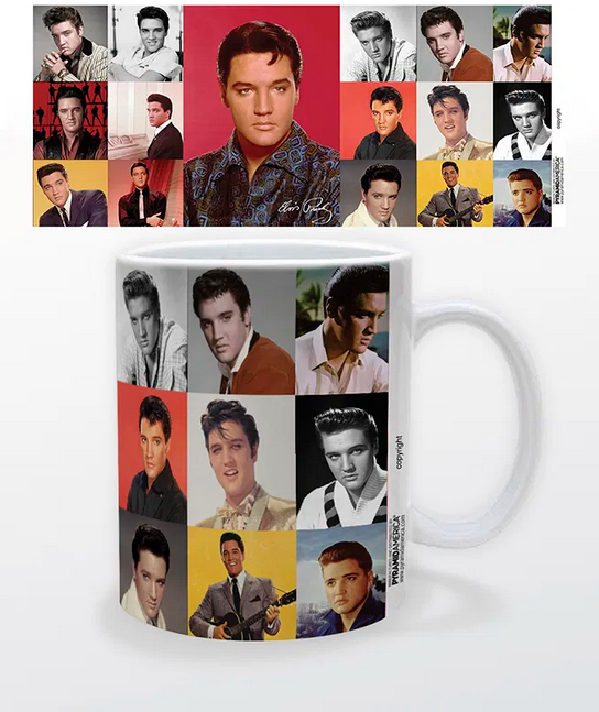 Elvis Portrait Collage Mug