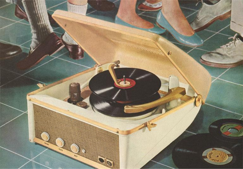 Portable Record Player Art Print