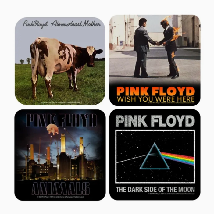 Pink Flyd Album Coaster 4 Set