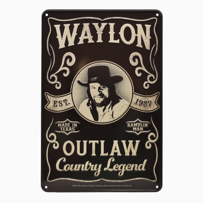 Waylon Jennings Est. 1997 Sign