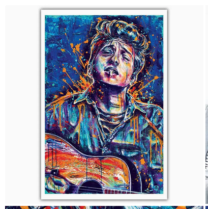 Bob Dylan Talkin' WWIII Blues Art Print