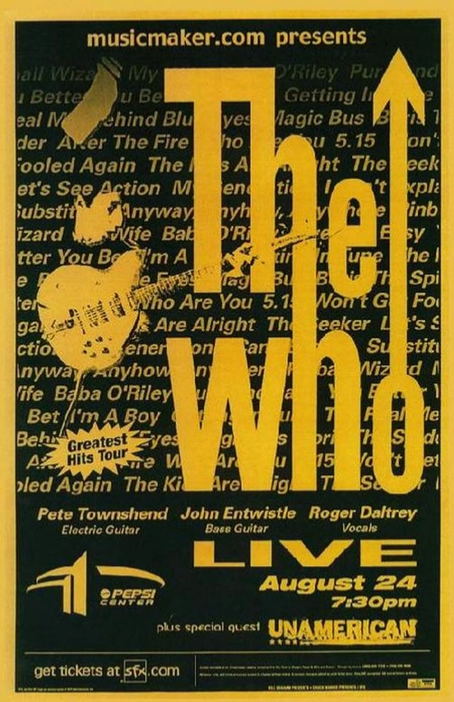 The Who Denver 2006 Art Print