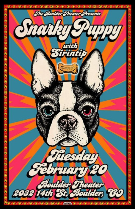 Snarky Puppy Boulder 2018 Art Print