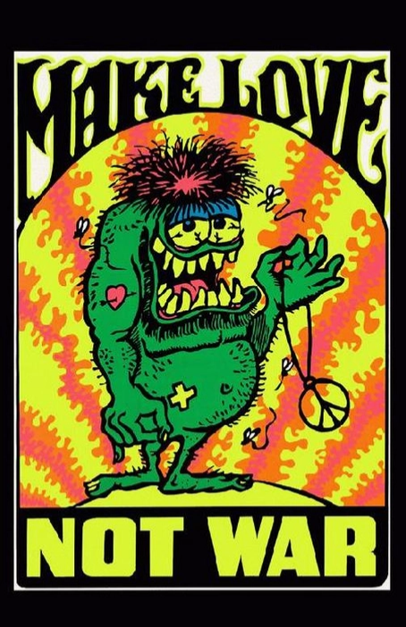 Make Love Not War Art Print