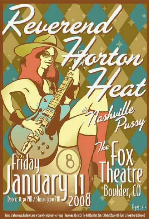 Reverend Horton Heat Boulder 2008