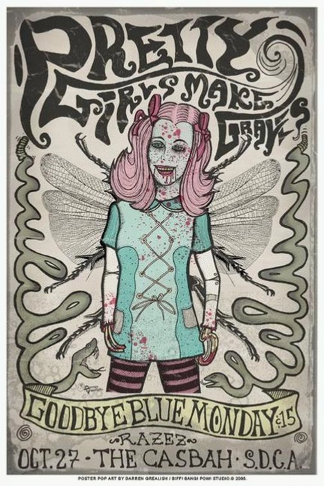 Pretty Girls Make Graves Casbah La 2005 Art Print