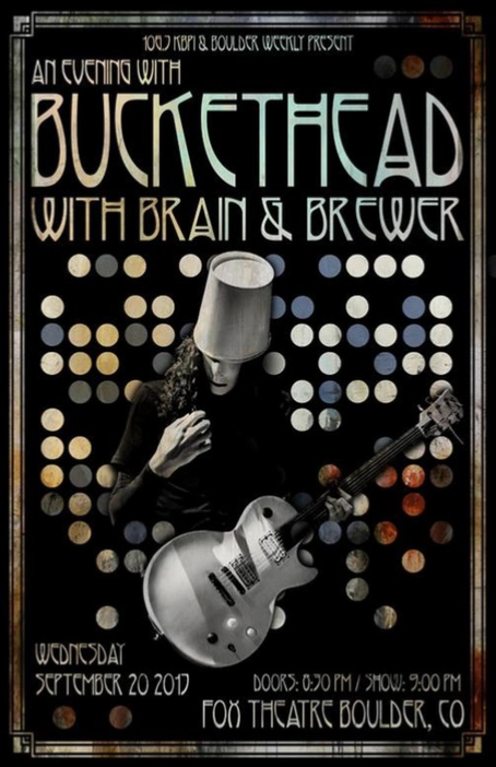 Buckethead Boulder 2017 Art Print