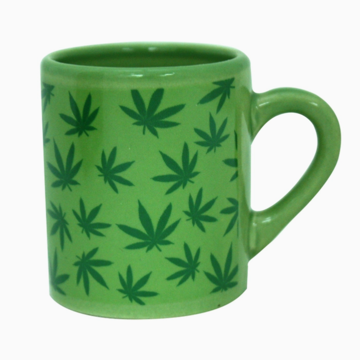 Pot Leaf Mug Shot Glass