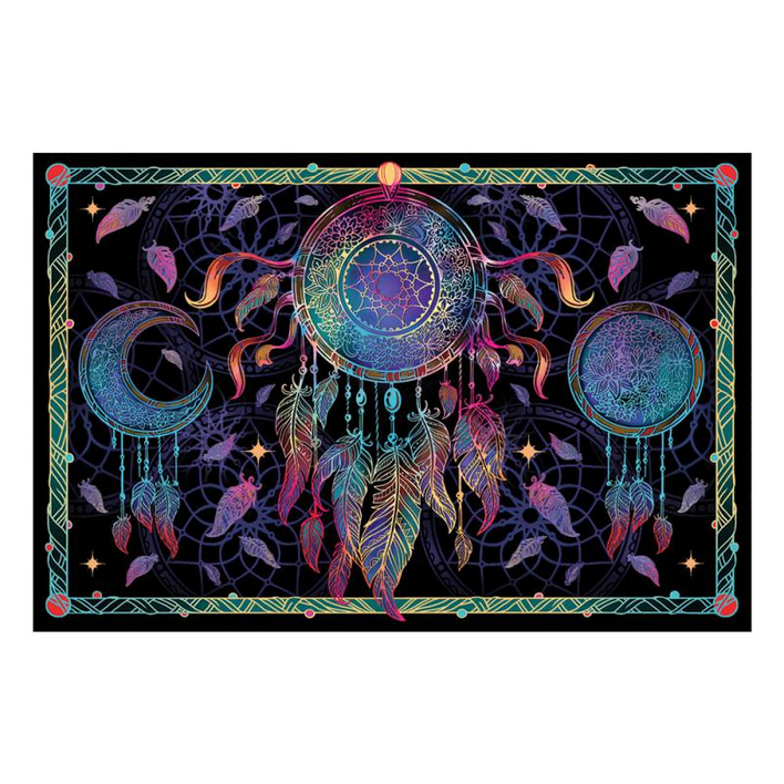 Tie-Dye Dreamcatcher Tapestry