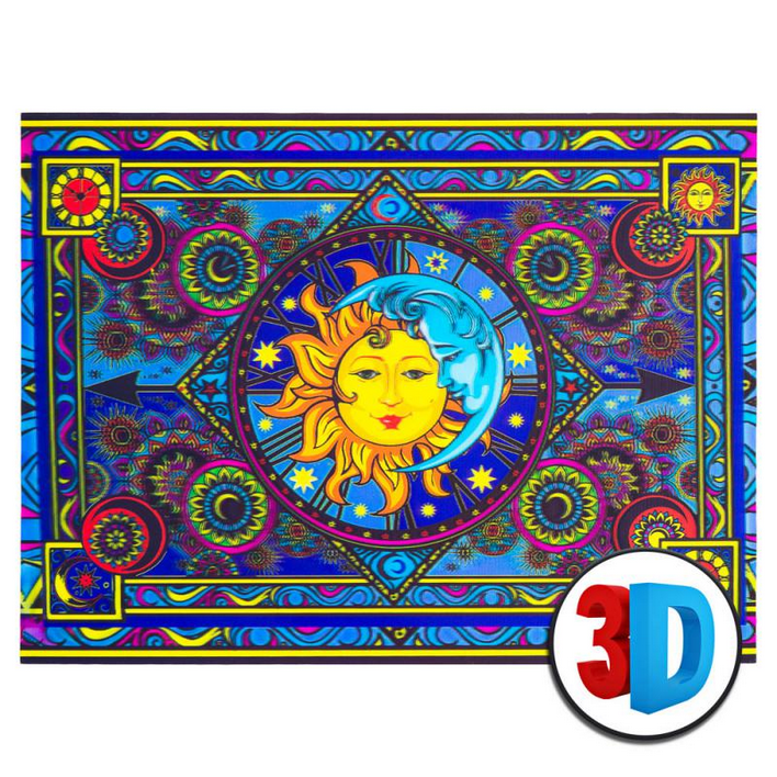 Sun & Moon Lenticular 3D Poster