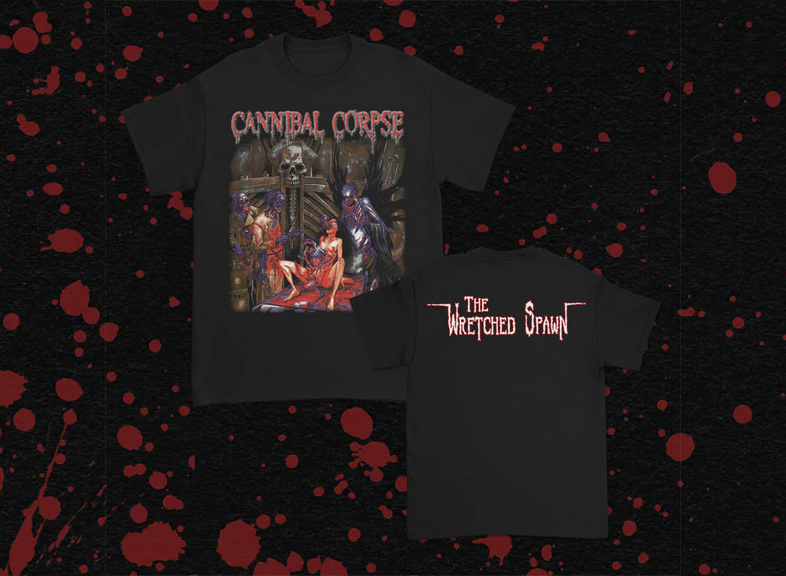 Men's Cannibal Corpse The Wretched Spawn T-Shirt (Black)