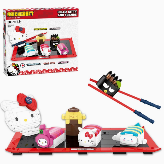 Hello Kitty Sushi Bar Brick Building Set