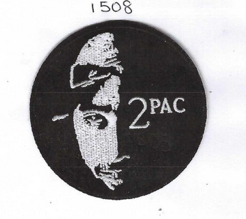 Tupac Silhouette Circle Patch