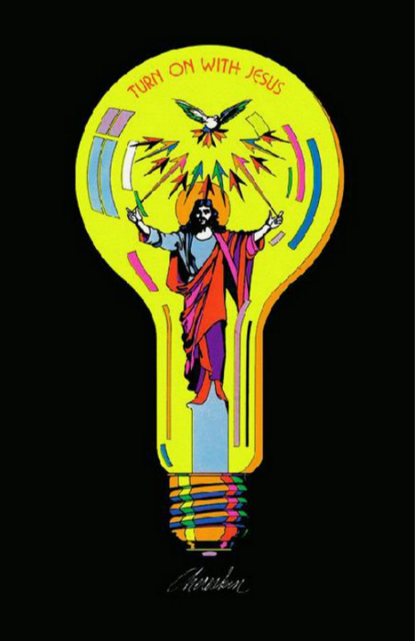 Turn On With Jesus Art Print