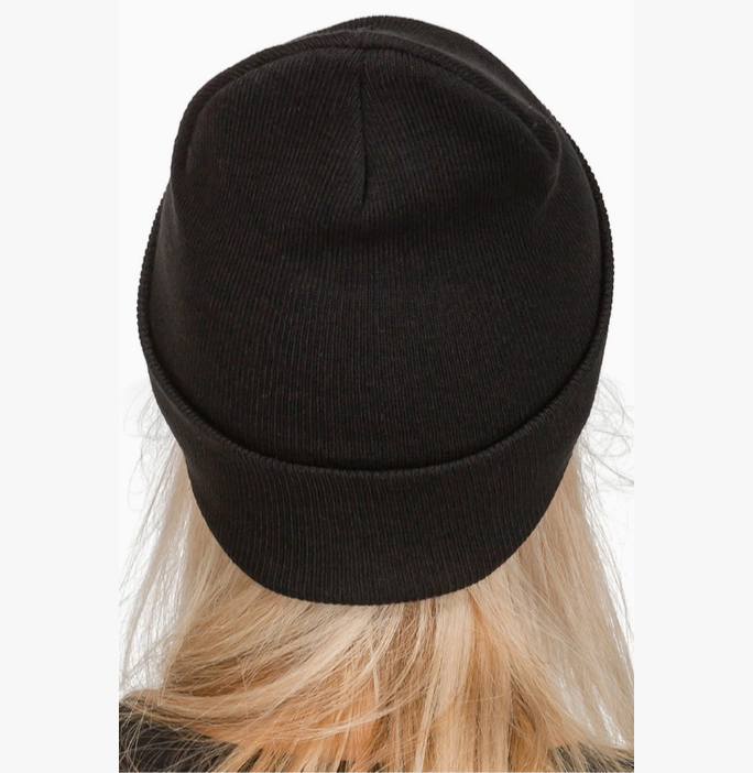 Skeleton Middle Finger Cuffed Beanie