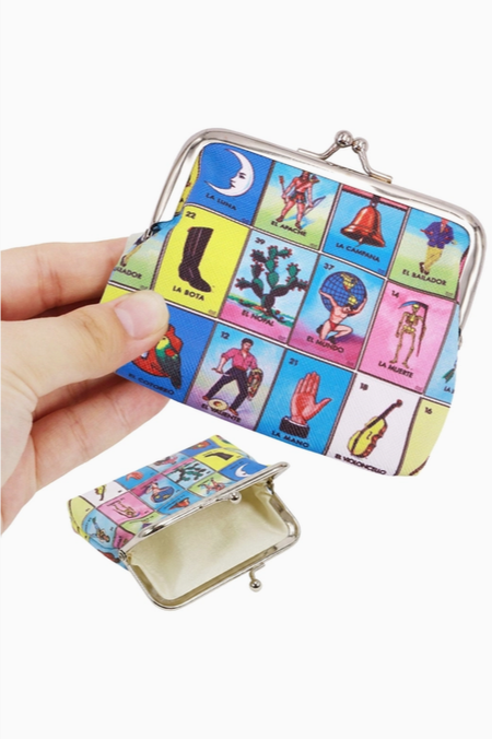 La Loteria Kisslock Coin Purse
