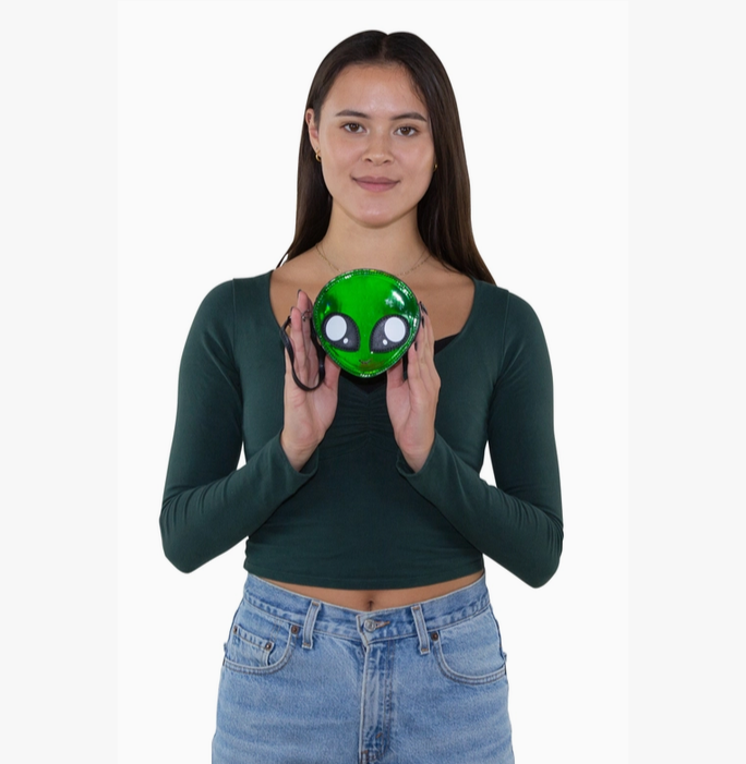 Alien Face Wristlet