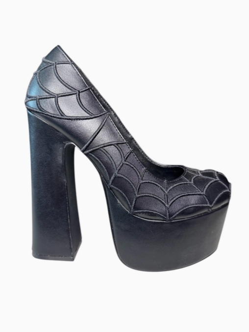 Charlotte Blackout 6 inch Platform Heels