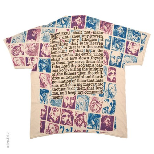 Men's Jesus Collage Second Commandment T-Shirt