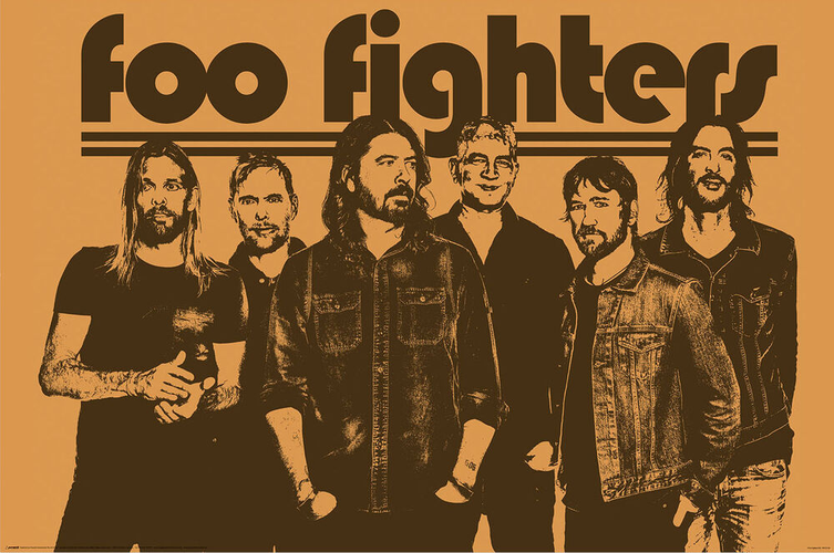 Foo Fighters Band Poster