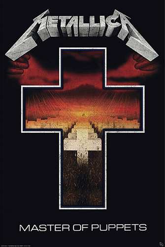 Metallica Master of Puppets Album Cover Poster