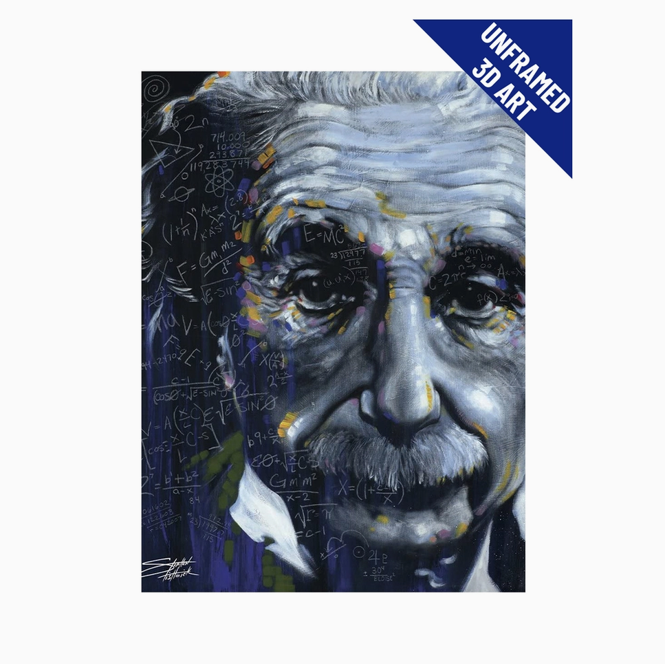 Albert Einstein 3D Lenticular Wall Art