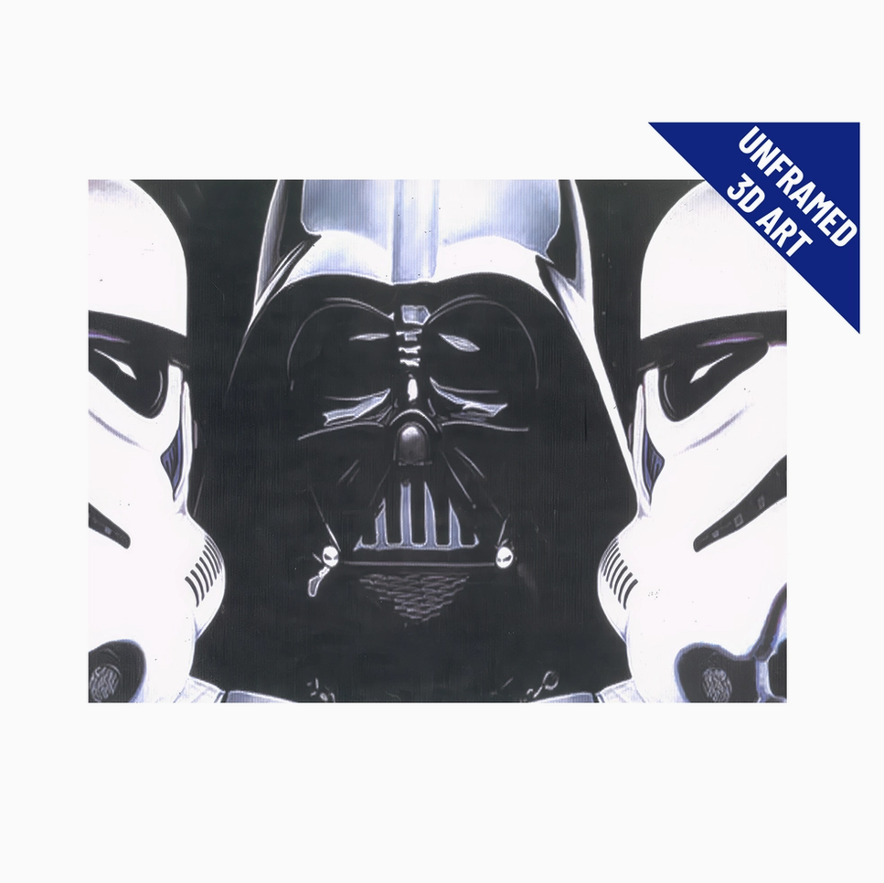 Star Wars Dark Force 3D Lenticular Wall Art