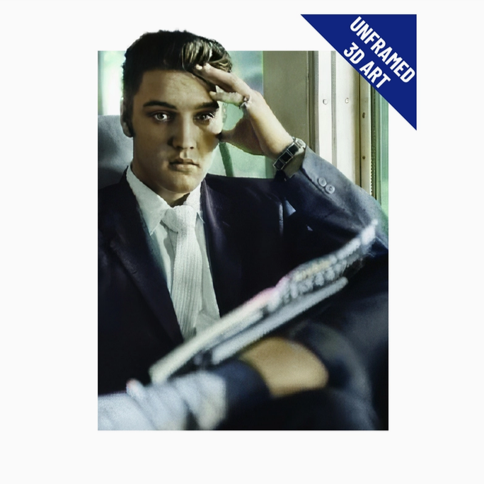 Elvis Presley Unframed 3D Lenticular Art Print