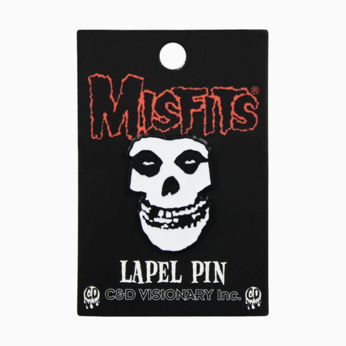 Misfits Fiend Skull Enamel Pin