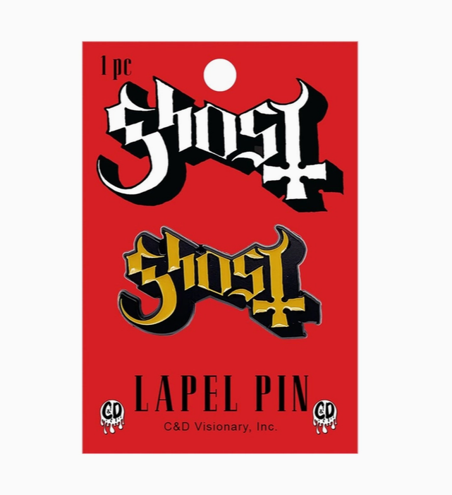 Ghost Logo Enamel Pin