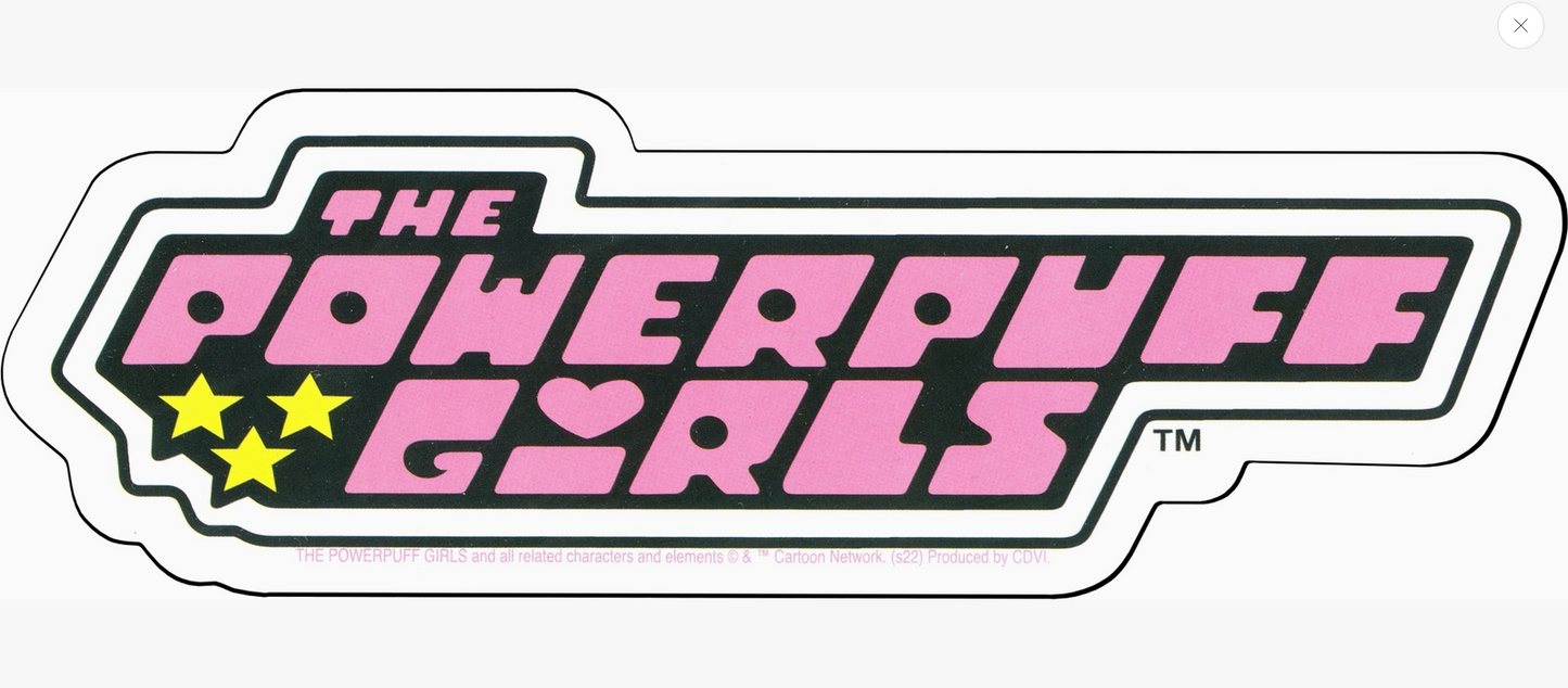 Powerpuff Girls Logo Sticker