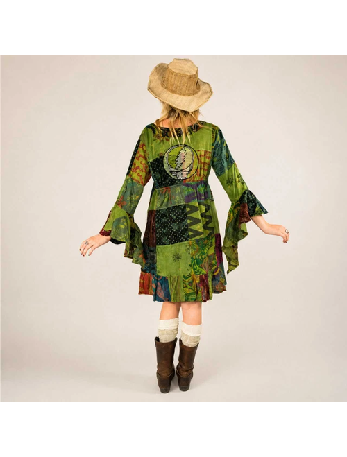 Women's Patchwatch Angle Cut Sleeve Short Jacket w/ SYF Embroidery