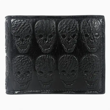 Men's Skull Pattern Wallet