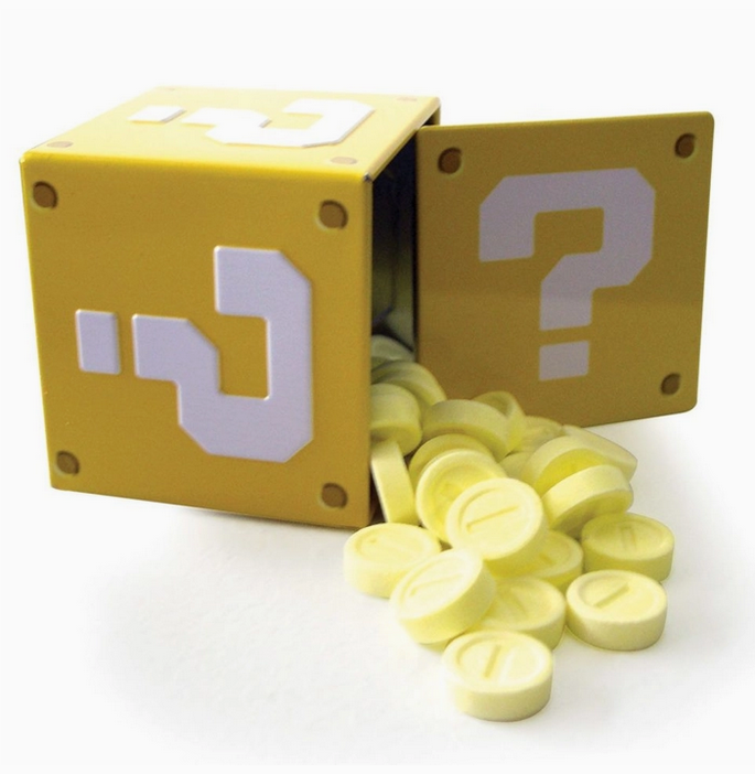 Super Mario Question Mark Coin Candies