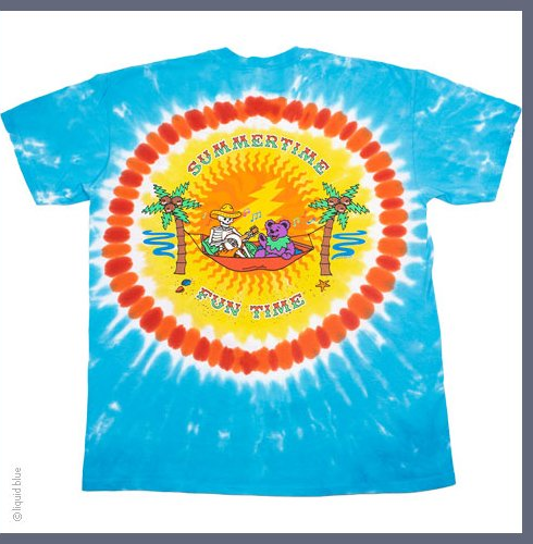 Men's Grateful Dead Summertime Fun Time Tie-Dye T-Shirt