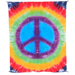 Classic Hippie Tie-Dye Tapestry