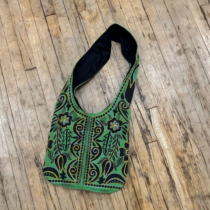 Cotton Hand Embroidery Boho Messenger Bag