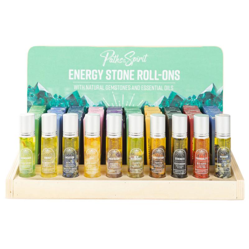Energy Stone Roll on essential oils - HalfMoonMusic