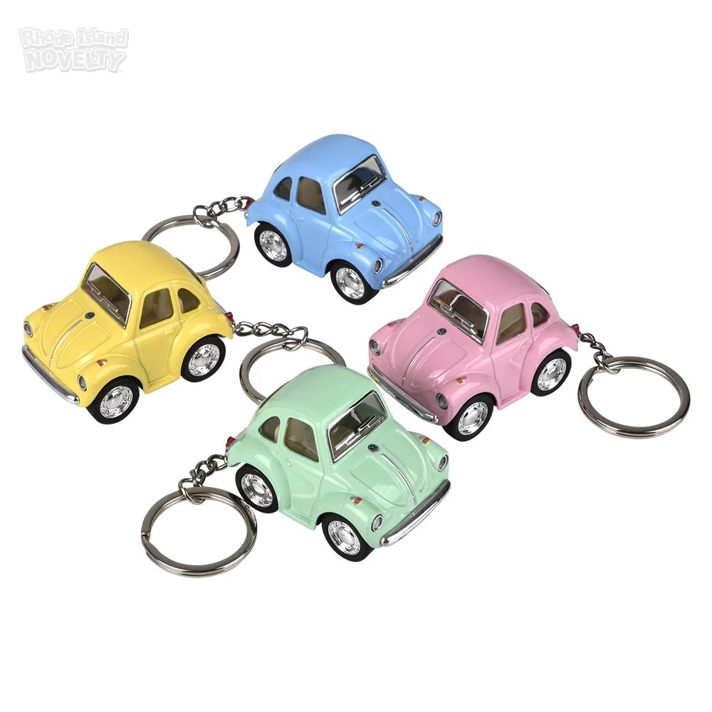 VW Tiny Tooned Pull-Back Bus Keychains