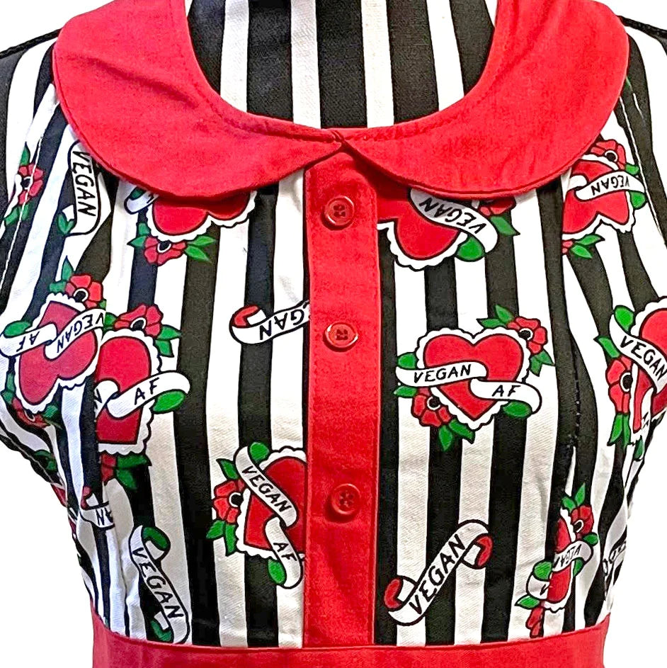 Sourpuss Vegan AF apron