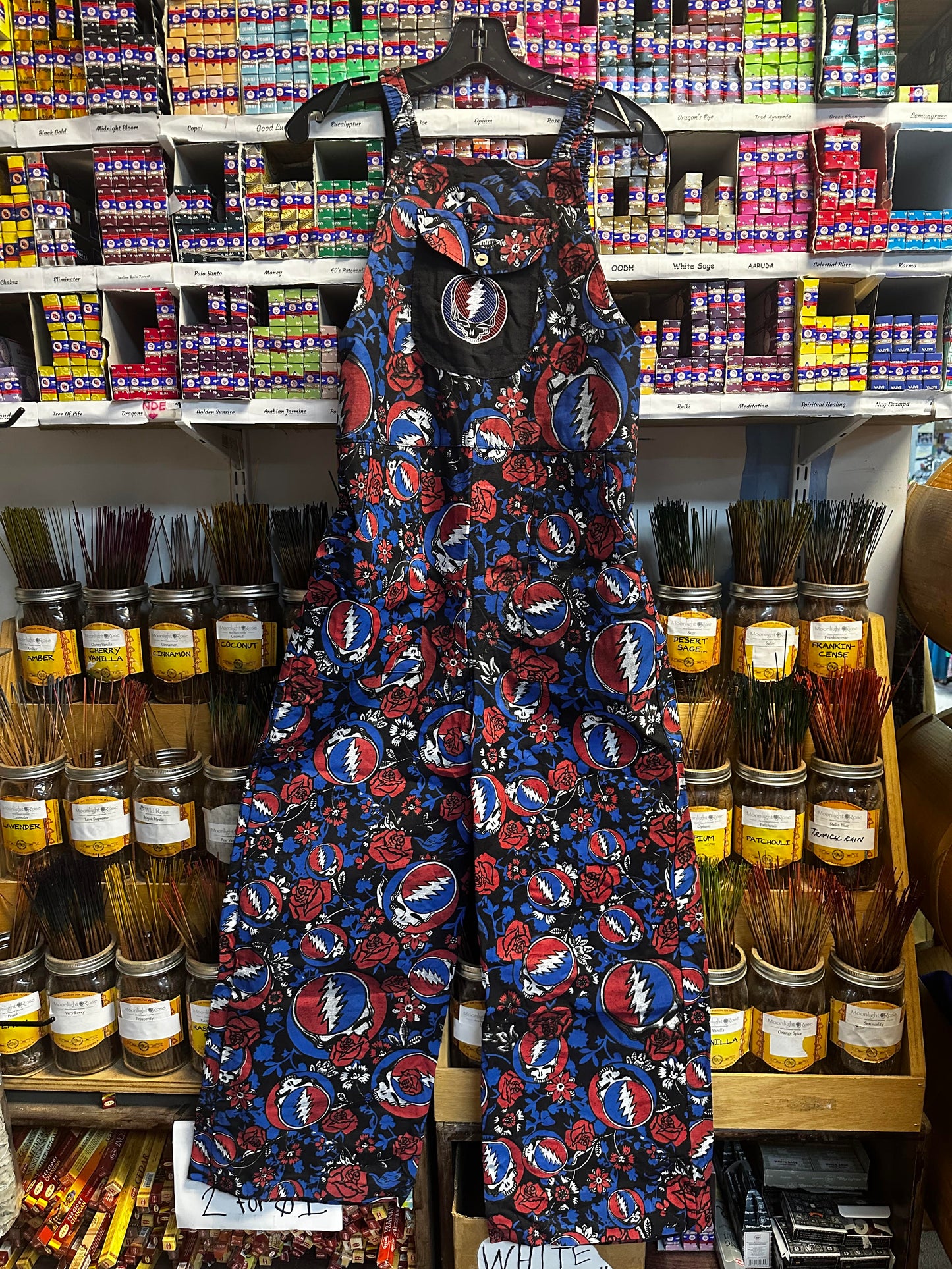 Women's SYF & Roses Wide Leg Overalls