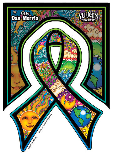 Dan Morris Earth Day Ribbon Sticker