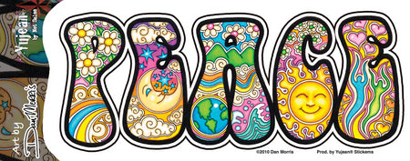 Dan Morris Peace Sticker