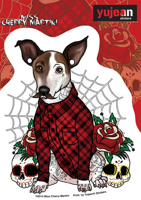Miss Cheery Martini Monte sticker