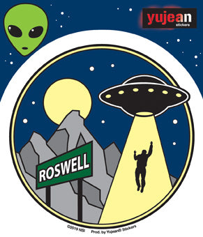 Rose Alien Sticker