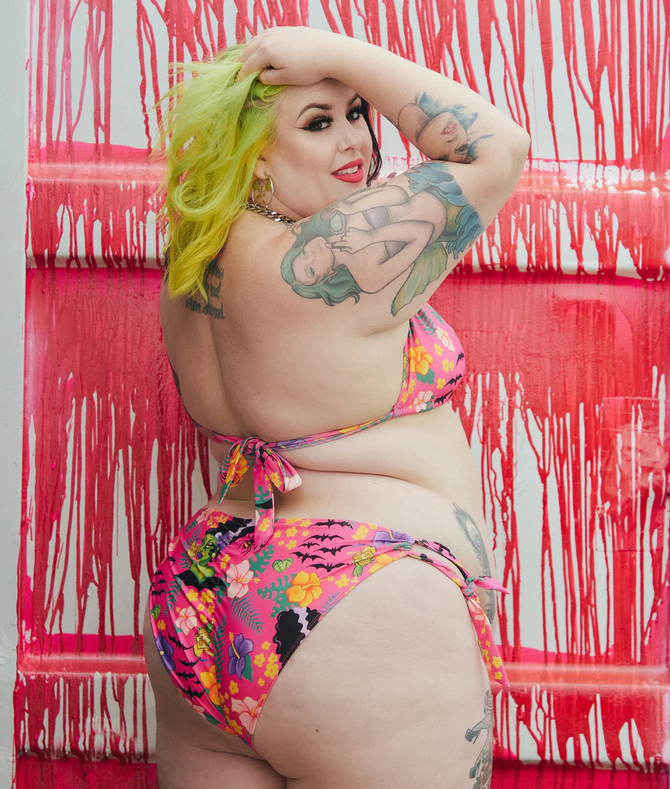 Sourpuss TropiGhoul Scrunch Bikini